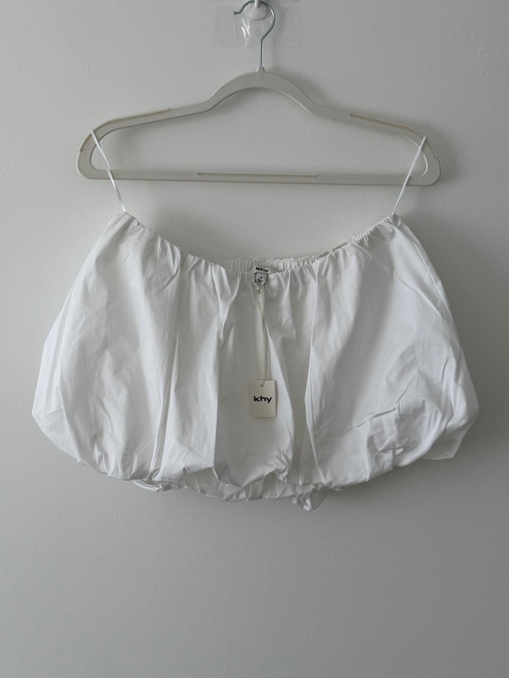 Khy Poplin Bubble Mini Skirt